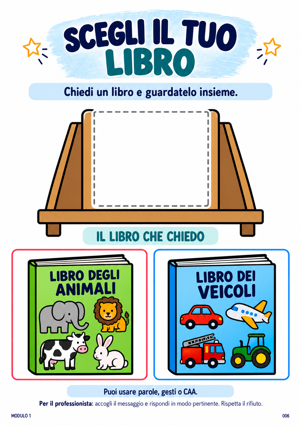 Esercizio ABA per la Comunicazione Funzionale 006