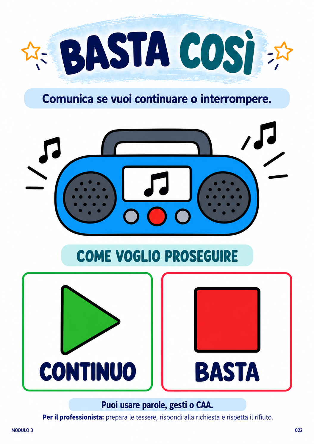 Esercizio ABA per la Comunicazione Funzionale 022